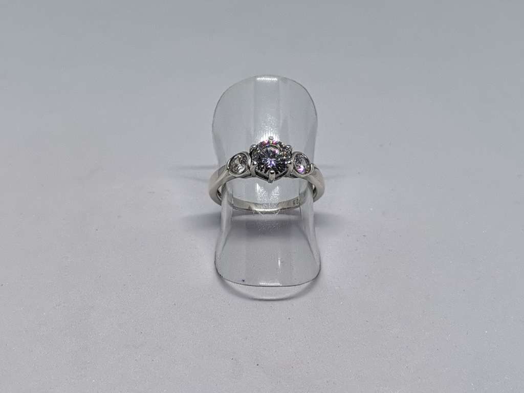 Pretty Silver Trilogy Ring