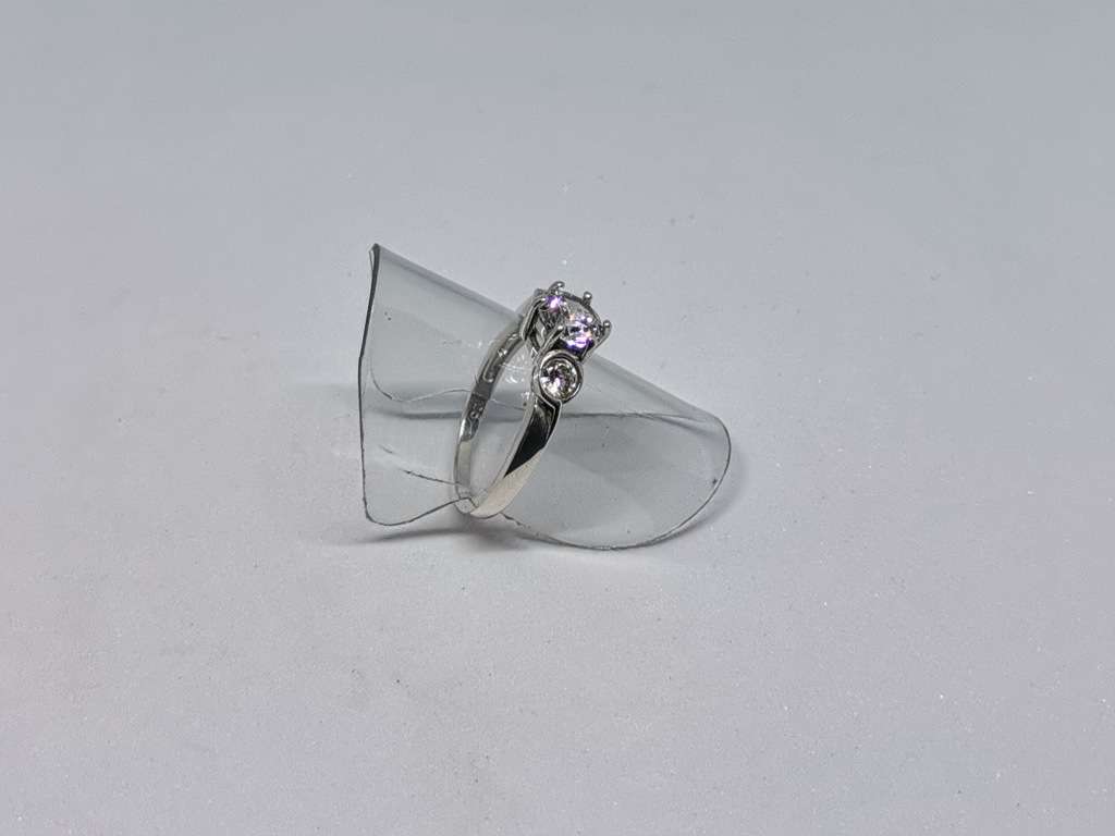 Pretty Silver Trilogy Ring