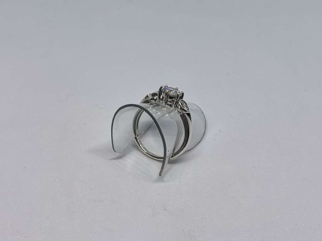 Pretty Silver Trilogy Ring