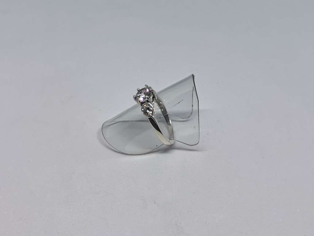 Pretty Silver Trilogy Ring