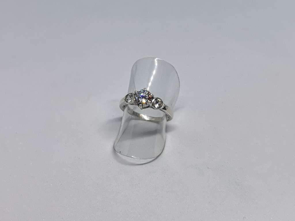 Pretty Silver Trilogy Ring