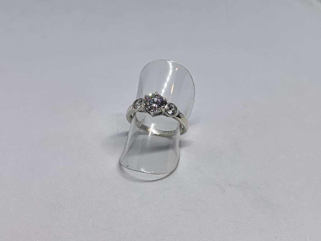 Pretty Silver Trilogy Ring
