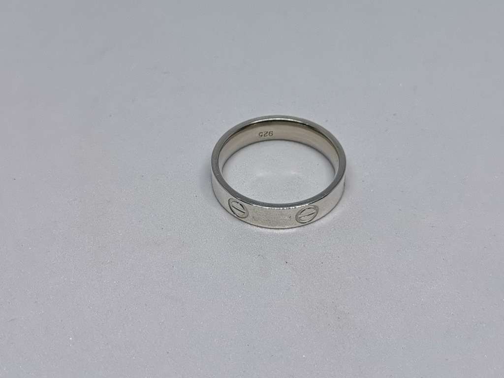 Silver Love Ring
