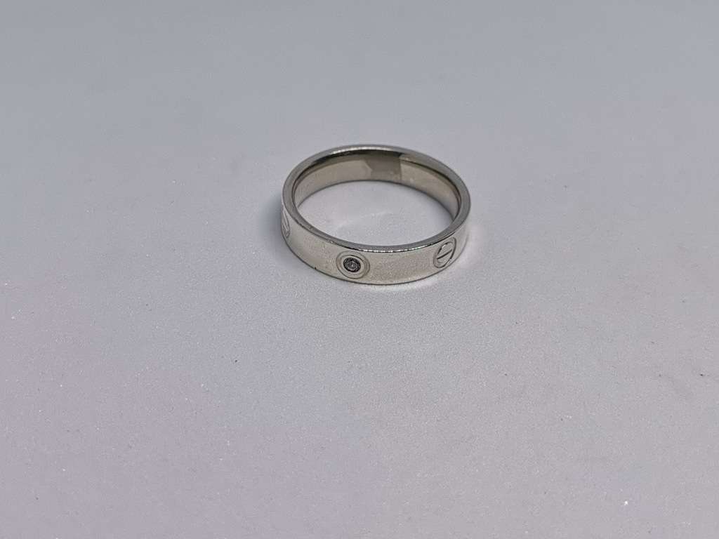 Silver Love Ring