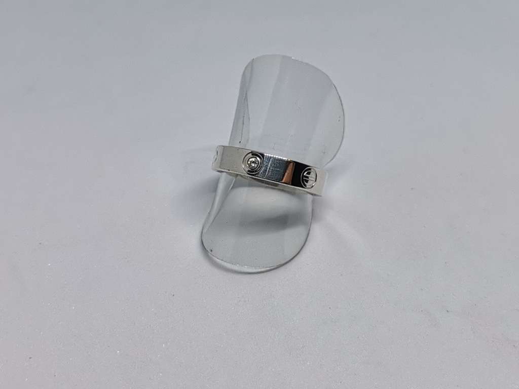 Silver Love Ring