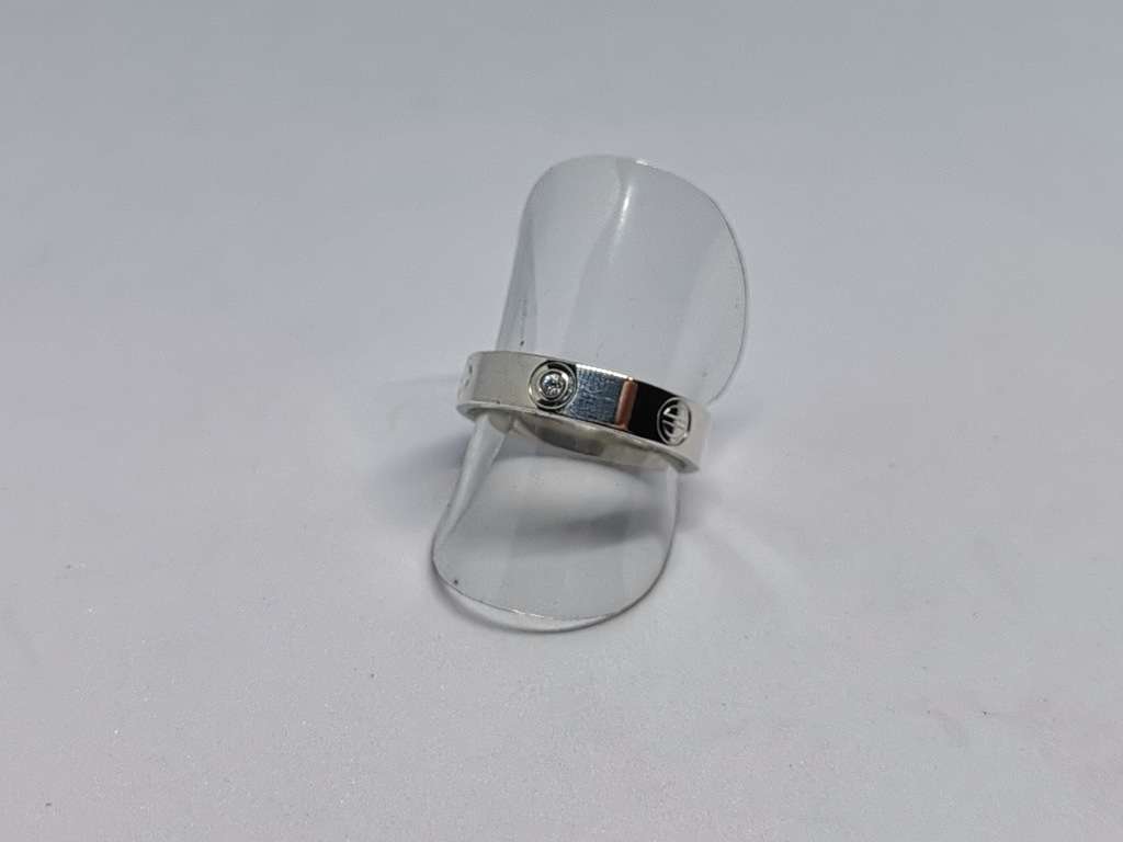 Silver Love Ring