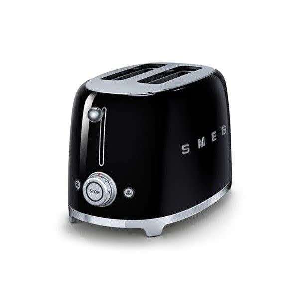 [New] Smeg Retro 2 Slice Toaster Black