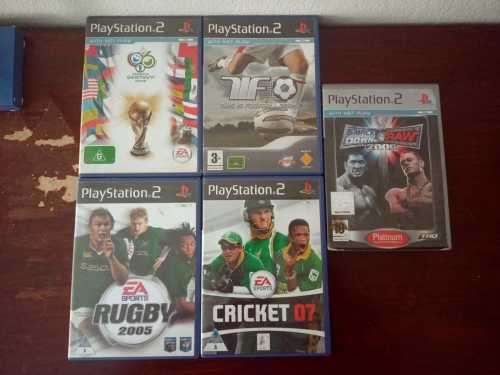 Old PS2 console with cable, manual and 9 games(not tested)