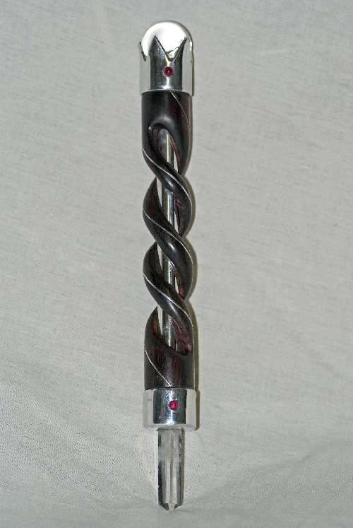 WAND - ROSEWOOD TWISTED HEALING STICK