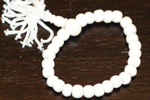 BRACELET INDIAN MALA WHITE