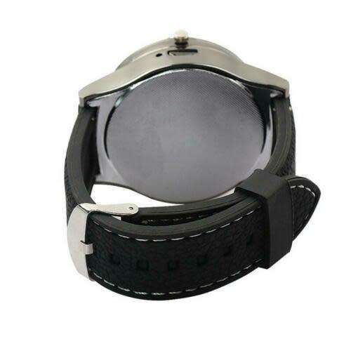 Men's Watch Cigarette Lighter with USB Rechargeable Windproof Flame-less Lighter