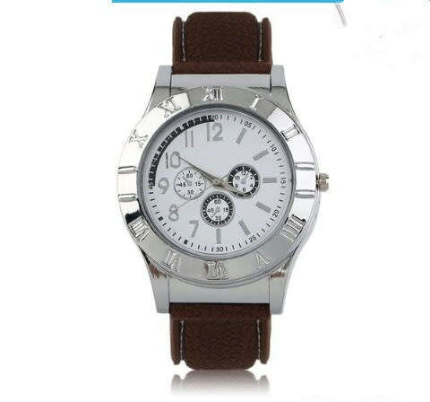 Men's Watch Cigarette Lighter with USB Rechargeable Windproof Flame-less Lighter