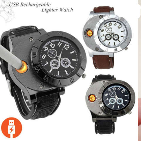 2-1 Smart Watch with Rechargeable Cigarette Lighter "No more refilling lighters" PLEASE READ BELOW