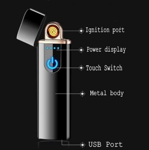 Smart Electronic USB Rechargeable Lighter BUY ONCE, CHARGE & USE FOREVER (PLEASE READ DESCRIPTION)