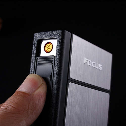 2-1 Cigarette Case Box with a Detachable USB Rechargeable Cigarette Lighter PLEASE READ DESCRIPTION
