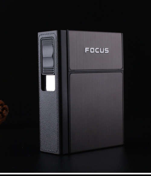 2-1 Cigarette Case Box with a Detachable USB Rechargeable Cigarette Lighter PLEASE READ DESCRIPTION