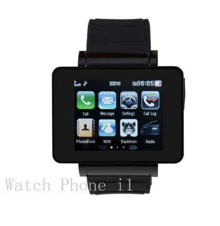 SMART ANDROID WATCH UNLOCKED CELLPHONE SIM SD Slot FM GPS WIFI Bluetooth GPRS