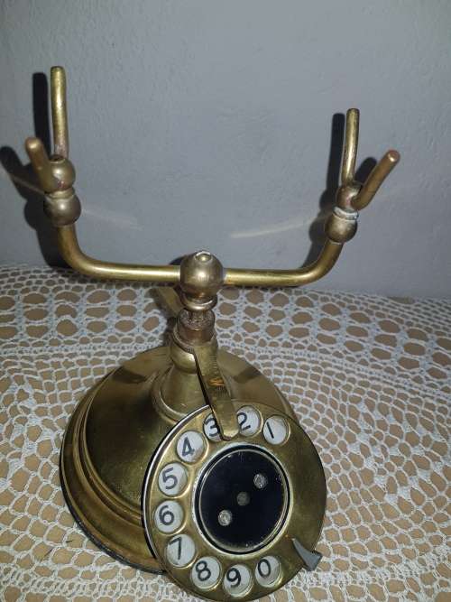 BRASS DISPLAY TELEPHONE