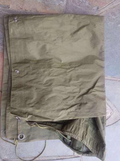 ANTIQUE ARMY HAT AND TENT