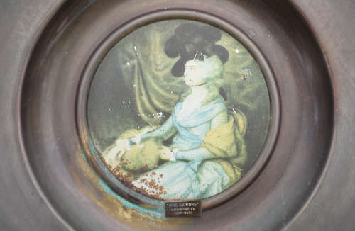 Vintage Trafford Plaque Old Masters Gainsborough `Mrs Siddons`