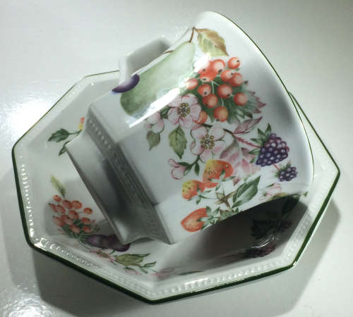 Six Johnson Brothers Fresh Fruit Pattern Duos