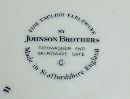 Six Johnson Brothers Fresh Fruit Pattern Duos