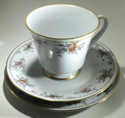 Two Noritake Legenday Secret Love Trios (Made in Sri Lanka)