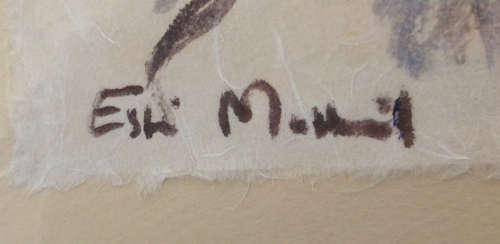 Trio. An Este Mostert original along the classic "Three Muses" theme