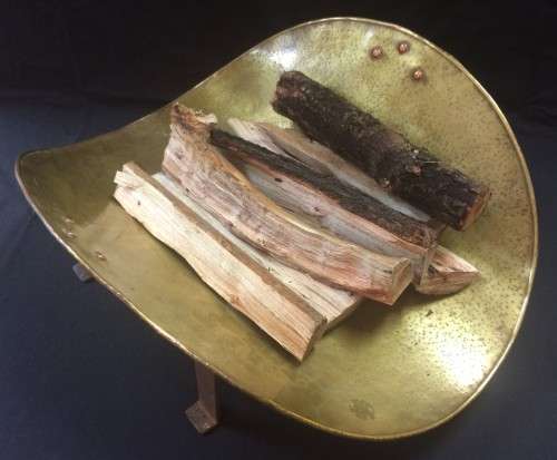 Large Elliptical Brass Tray