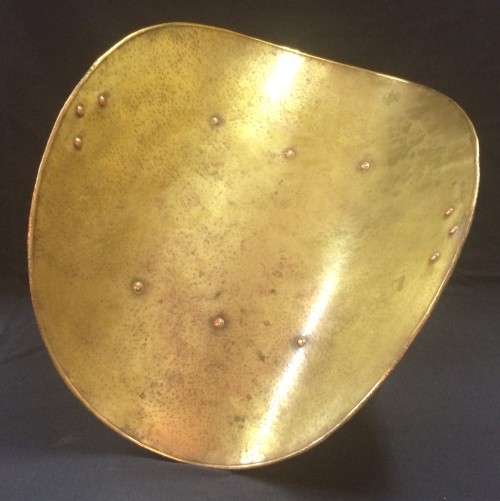 Large Elliptical Brass Tray