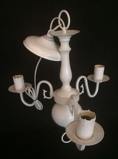 Vintage Tri-Bulb Chandelier