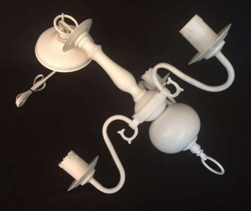 Vintage Tri-Bulb Chandelier