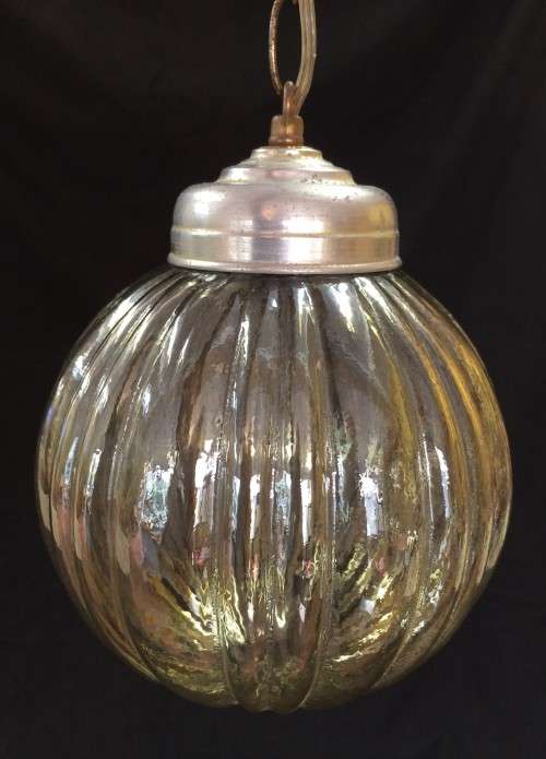 Vintage Glass Orb Pendant