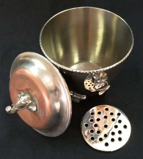 Plated-over-copper Ice Bucket