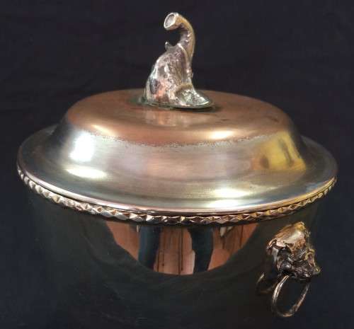 Plated-over-copper Ice Bucket