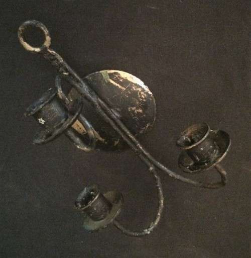 Two Small Candelabra