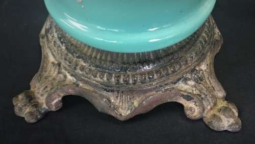 Converted Ceramic Oil Lamp