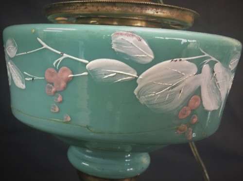 Converted Ceramic Oil Lamp