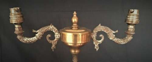 Vintage Bi-Bulb Lamp