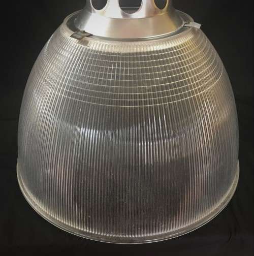 Pair of Converted Industrial Lights