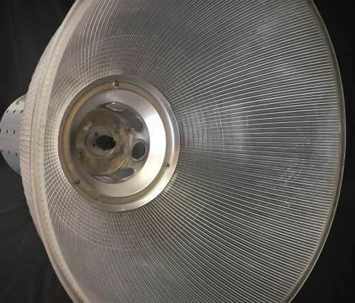 Pair of Converted Industrial Lights