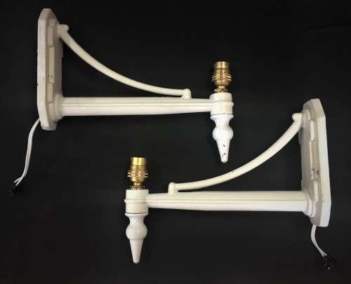 Pair of Cast Metal Wall Lights