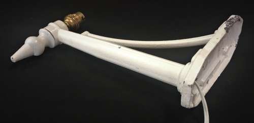 Pair of Cast Metal Wall Lights