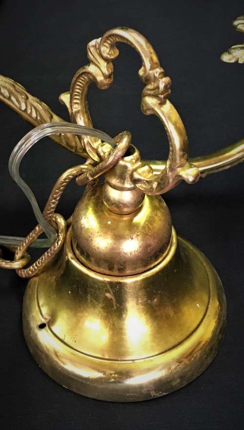 Large Brass Chandelier