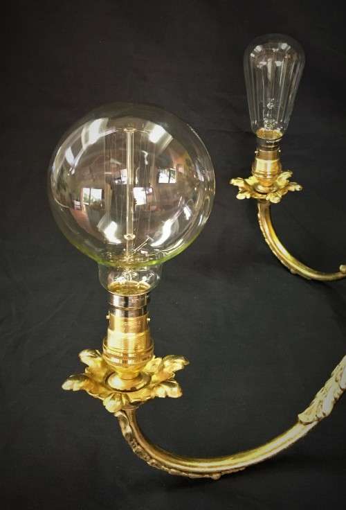 Large Brass Chandelier