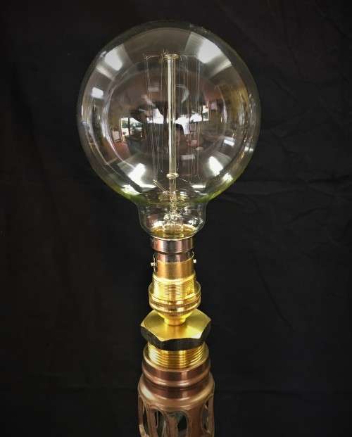 Trio of Brass Desk Lamps