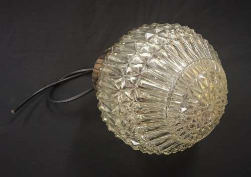 Six Vintage Glass Pendants