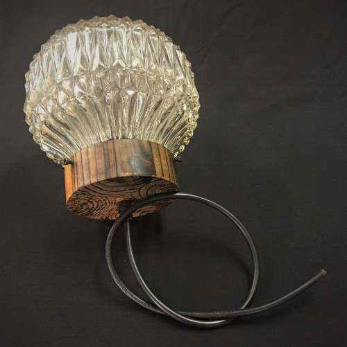 Six Vintage Glass Pendants