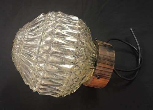 Six Vintage Glass Pendants