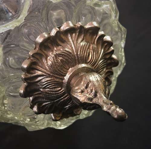 Unusual Large Vintage Glass Pendant